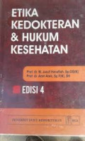 Etika Kedokteran dan Hukum Kesehatan